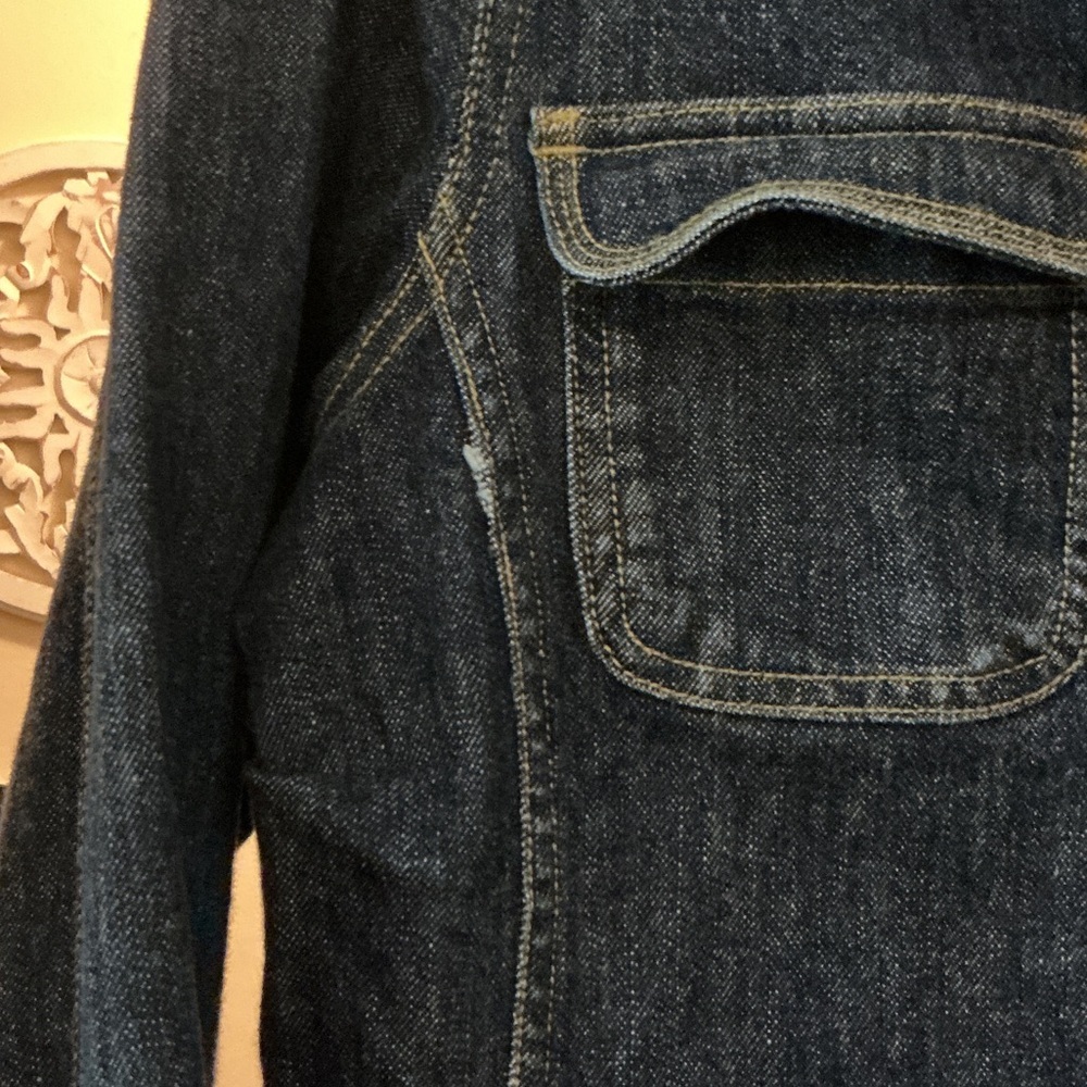 Eddie Bauer Dark Blue Denim Jacket - Picture 4 of 6